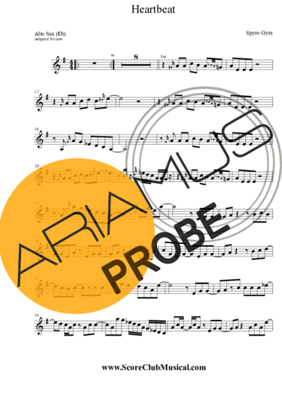 Spyro Gyra Heartbeat score for Alt-Saxophon