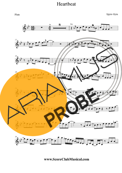 Spyro Gyra Heartbeat score for Floete