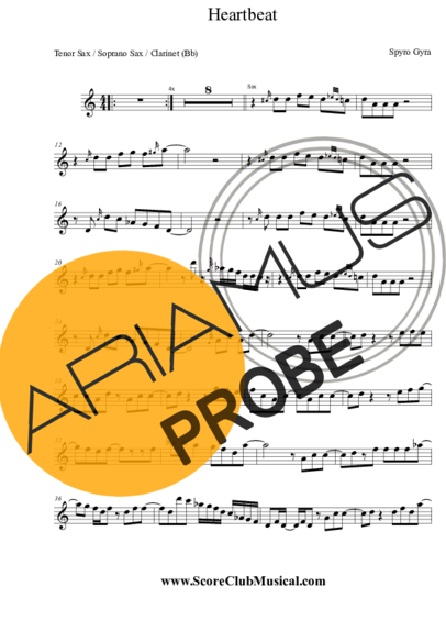 Spyro Gyra Heartbeat score for Tenor-Saxophon Sopran (Bb)