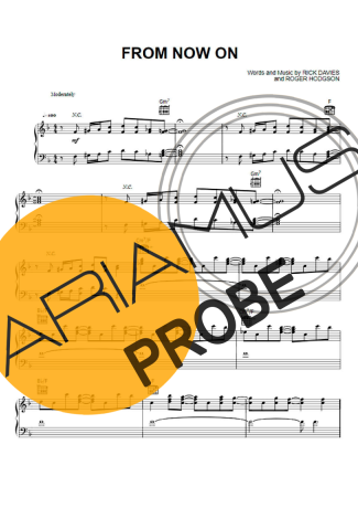 Supertramp From Now On score for Klavier