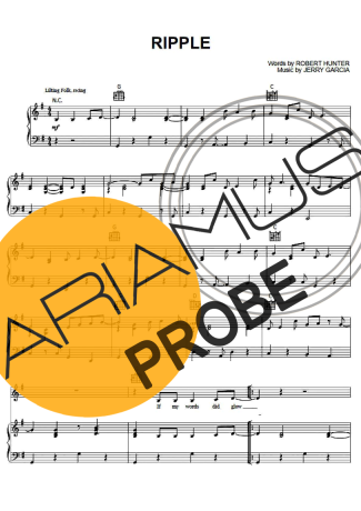 The Grateful Dead Ripple score for Klavier