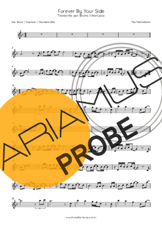 The Manhattans  score for Tenor-Saxophon Sopran (Bb)