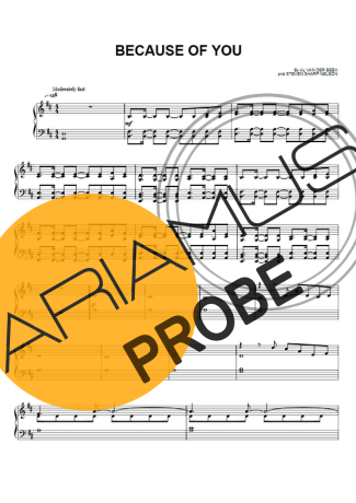 The Piano Guys Because Of You Partituren für Klavier