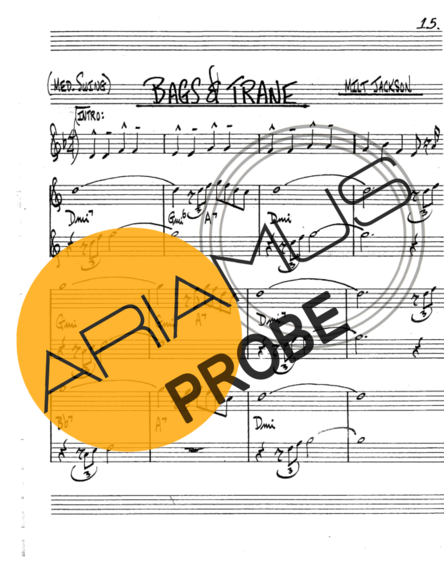The Real Book of Jazz Bags $ Trane score for Tenor-Saxophon Sopran (Bb)