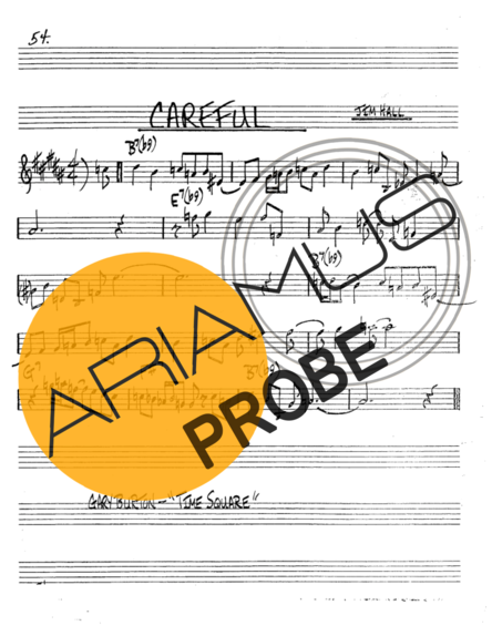 The Real Book of Jazz Careful score for Trompete