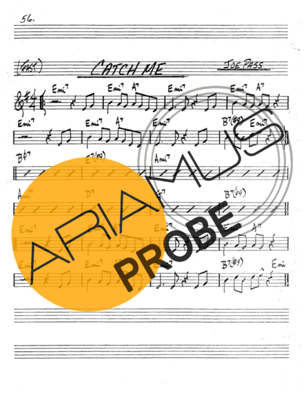 The Real Book of Jazz Catch Me score for Tenor-Saxophon Sopran (Bb)