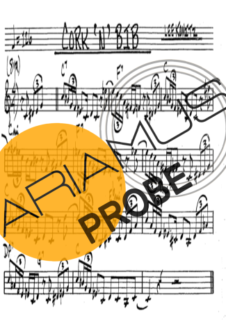 The Real Book of Jazz Cork N Bib score for Klarinette (Bb)