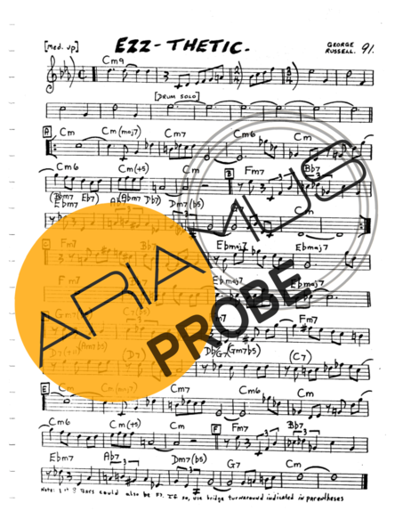 The Real Book of Jazz Ezzthetic score for Geigen