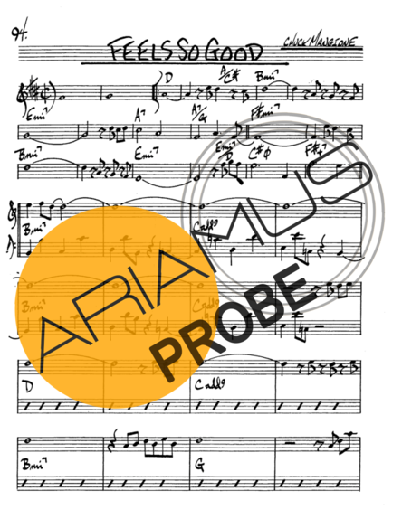 The Real Book of Jazz Feels So Good score for Alt-Saxophon