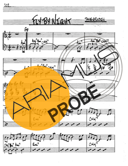 The Real Book of Jazz Fly By Night score for Tenor-Saxophon Sopran (Bb)