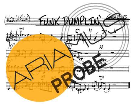 The Real Book of Jazz Funk Dumplin score for Alt-Saxophon