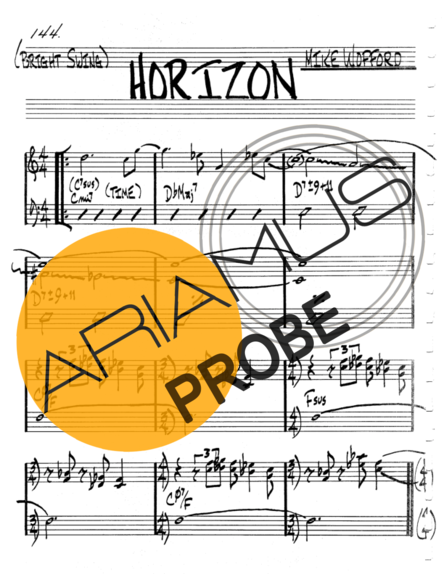 The Real Book of Jazz Horizon score for Keys
