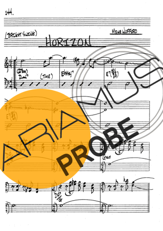 The Real Book of Jazz Horizon score for Klarinette (Bb)