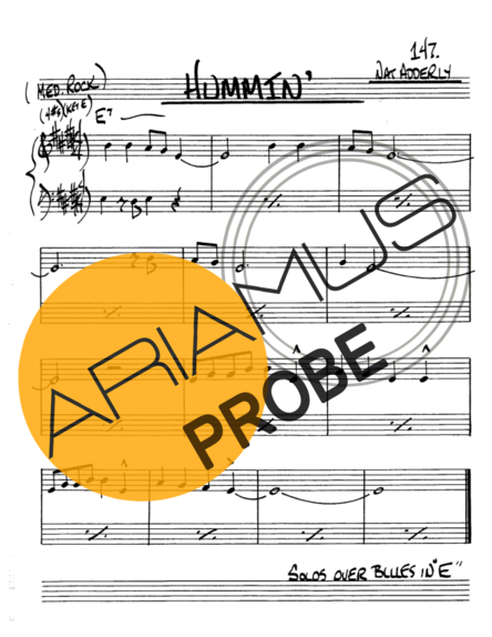 The Real Book of Jazz Hummin score for Alt-Saxophon