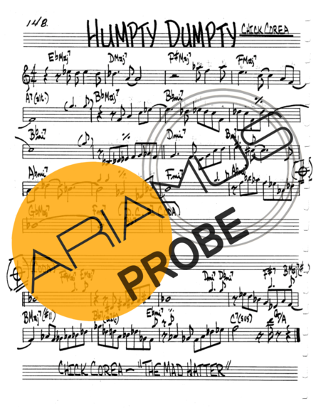 The Real Book of Jazz Humpty Dumpty score for Geigen