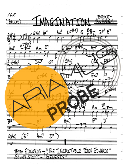 The Real Book of Jazz Imagination score for Geigen