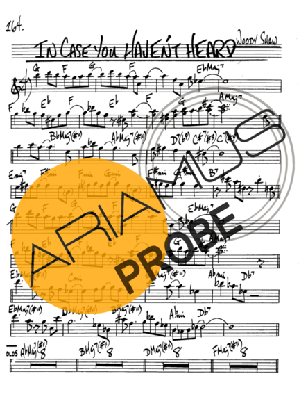 The Real Book of Jazz In Case You Havent Heard score for Alt-Saxophon