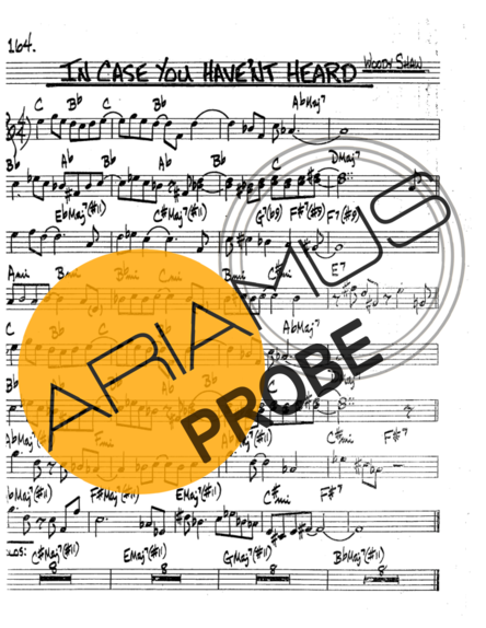 The Real Book of Jazz In Case You Havent Heard score for Tenor-Saxophon Sopran (Bb)