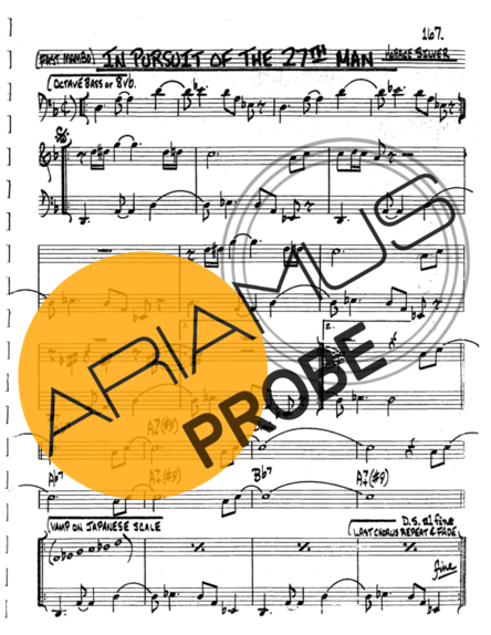 The Real Book of Jazz In Pursuit Of The 27th Man score for Tenor-Saxophon Sopran (Bb)