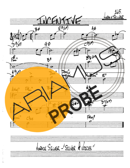 The Real Book of Jazz Incentive score for Alt-Saxophon
