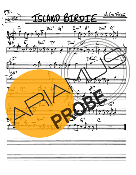 The Real Book of Jazz Island Birdie score for Alt-Saxophon