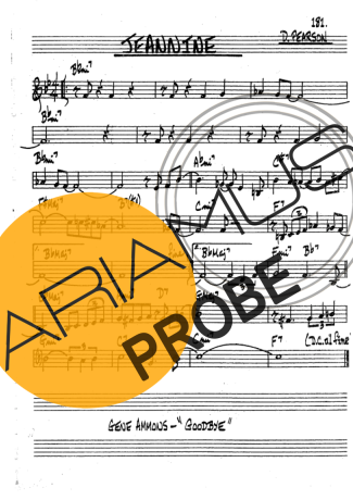 The Real Book of Jazz Jeannine score for Klarinette (Bb)