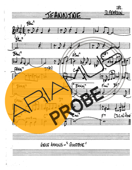 The Real Book of Jazz Jeannine score for Tenor-Saxophon Sopran (Bb)