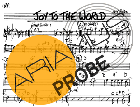 The Real Book of Jazz Joy To The World score for Alt-Saxophon