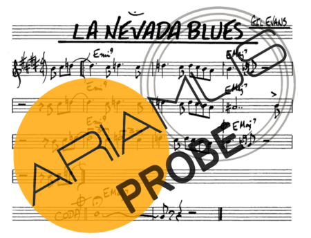 The Real Book of Jazz La Nevada Blues score for Alt-Saxophon