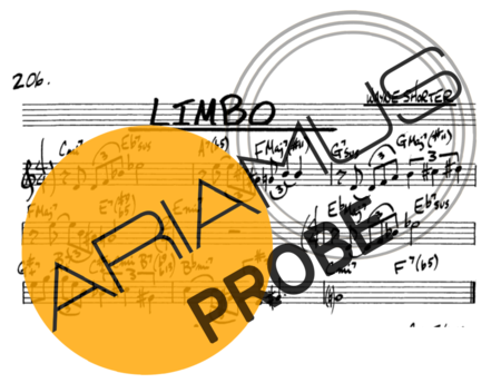 The Real Book of Jazz Limbo score for Alt-Saxophon