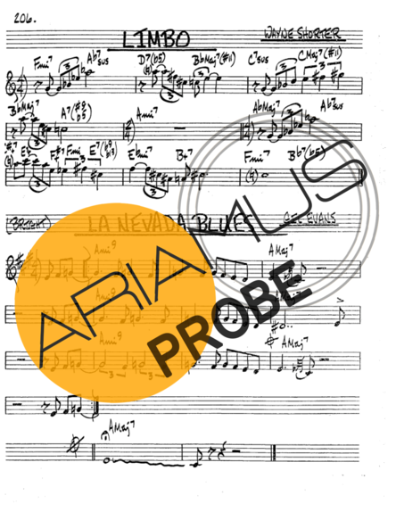 The Real Book of Jazz Limbo score for Tenor-Saxophon Sopran (Bb)