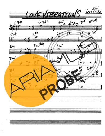 The Real Book of Jazz Love Vibrations score for Alt-Saxophon