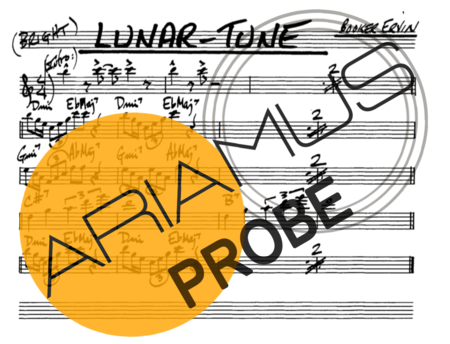 The Real Book of Jazz Lunar Tune score for Alt-Saxophon