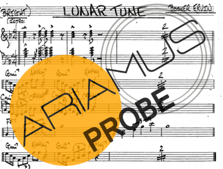 The Real Book of Jazz Lunar Tune score for Tenor-Saxophon Sopran (Bb)