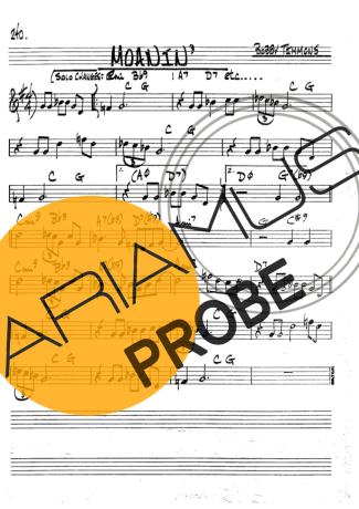 The Real Book of Jazz Mornin score for Klarinette (Bb)