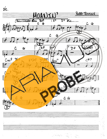 The Real Book of Jazz Mornin score for Tenor-Saxophon Sopran (Bb)
