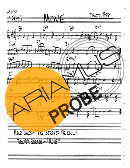 The Real Book of Jazz Move score for Mundharmonica