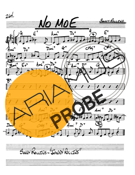 The Real Book of Jazz No Moe score for Alt-Saxophon