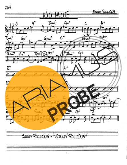 The Real Book of Jazz No Moe score for Trompete