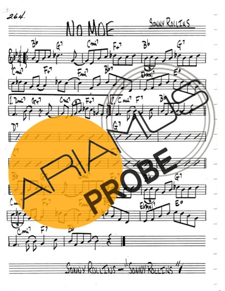 The Real Book of Jazz No Moe score for Geigen