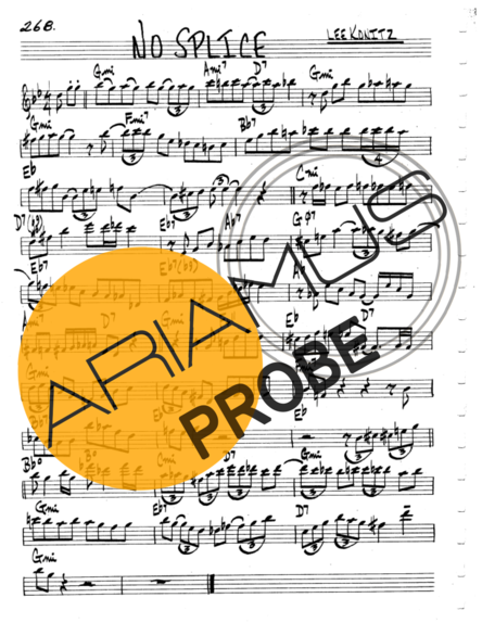The Real Book of Jazz No Splice score for Geigen