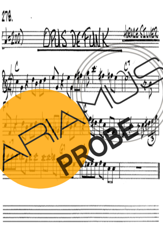 The Real Book of Jazz Opus De Funk score for Klarinette (Bb)