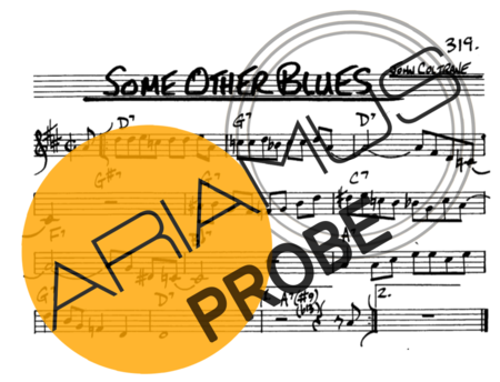 The Real Book of Jazz Some Other Blues score for Alt-Saxophon