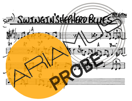 The Real Book of Jazz Swingin Shepherd Blues score for Alt-Saxophon