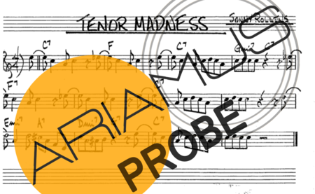 The Real Book of Jazz Tenor Madness score for Trompete