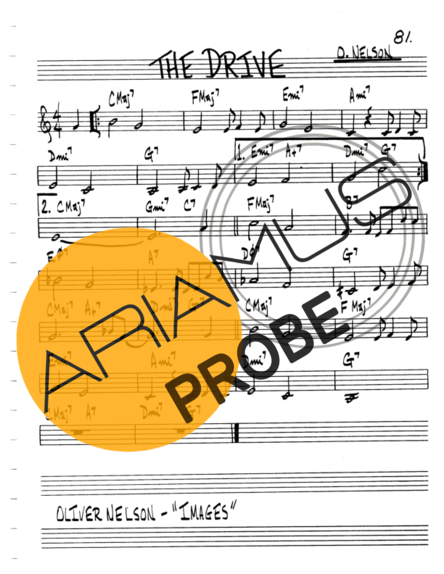 The Real Book of Jazz The Drive score for Keys