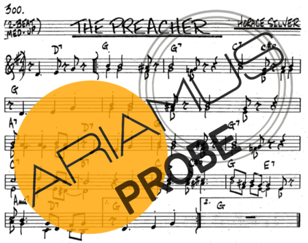 The Real Book of Jazz The Preacher score for Trompete