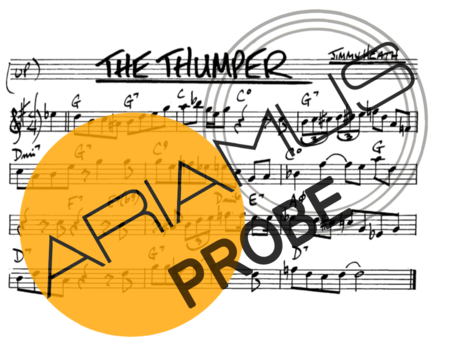 The Real Book of Jazz The Thumper score for Alt-Saxophon