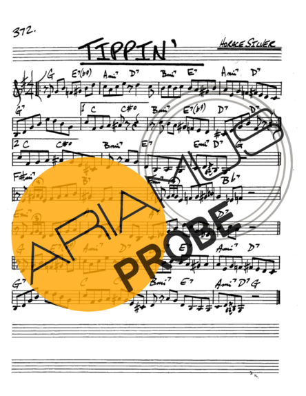 The Real Book of Jazz Tippin score for Alt-Saxophon