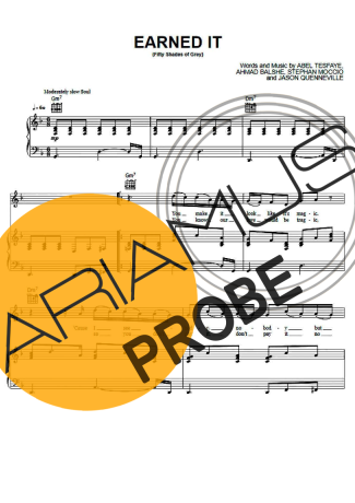 The Weeknd Earned It score for Klavier